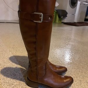 Cole haan cognac boots